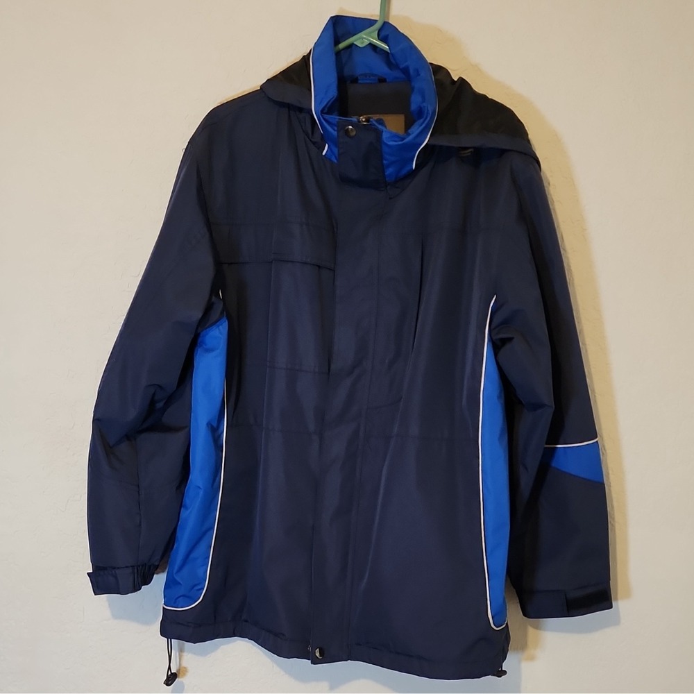 Boston Outfitters  Heavy-Duty Fleece Lined Hooded Winter Jacket  Y2K‎ Men's Sz M